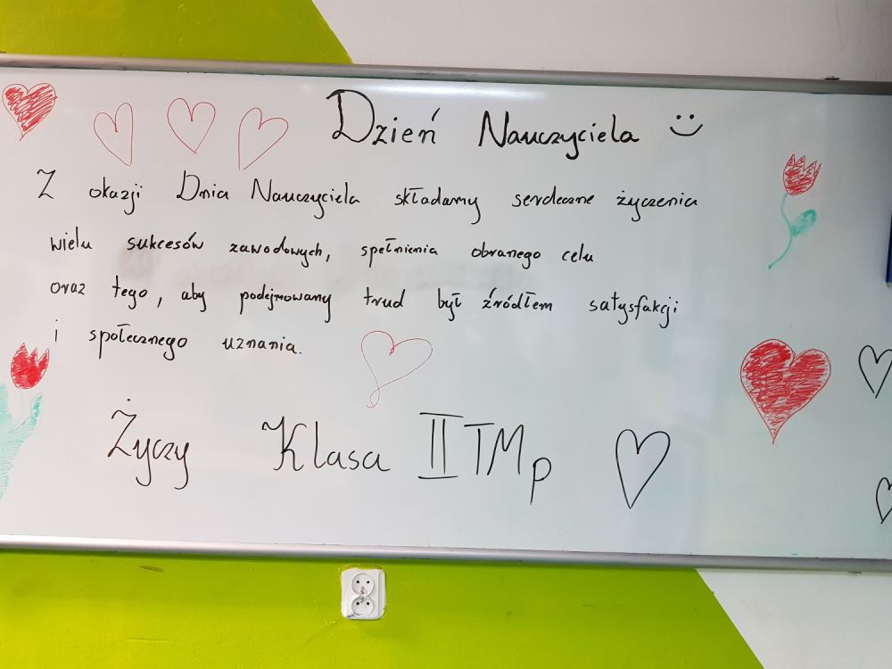 Życzenia dla nauczycieli